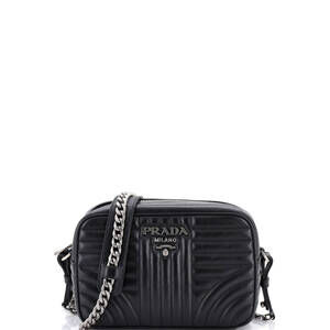 Prada Small Camera Bag Diagramme Quilted Leather
